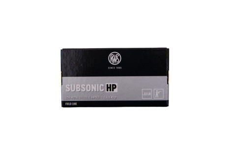 Набої RWS Subsonic HP к.22 LR, упаковка 50шт