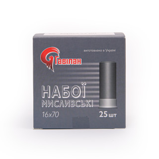 Набої Gavilan к.16/70, куля Ліман, навіска 30г, упаковка 25шт