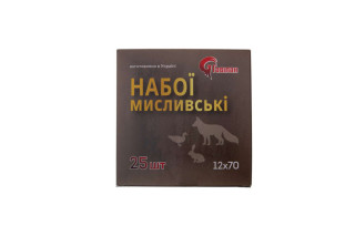 Набої Gavilan к.12/70, дріб №1, навіска 32г, упаковка 25шт